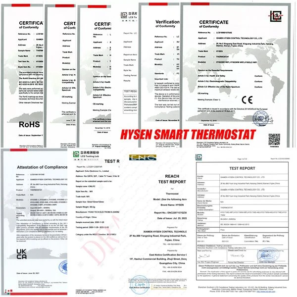 Certification report details of HY367_